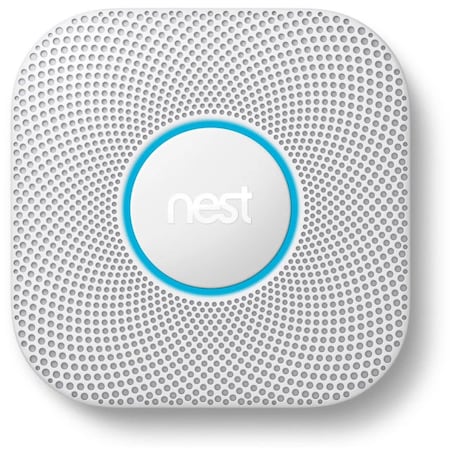 Google Nest Nest Protect Battery Powered Smoke and Carbon Monoxide Alarm, 2nd Gen Pro Version S3004PWBUS